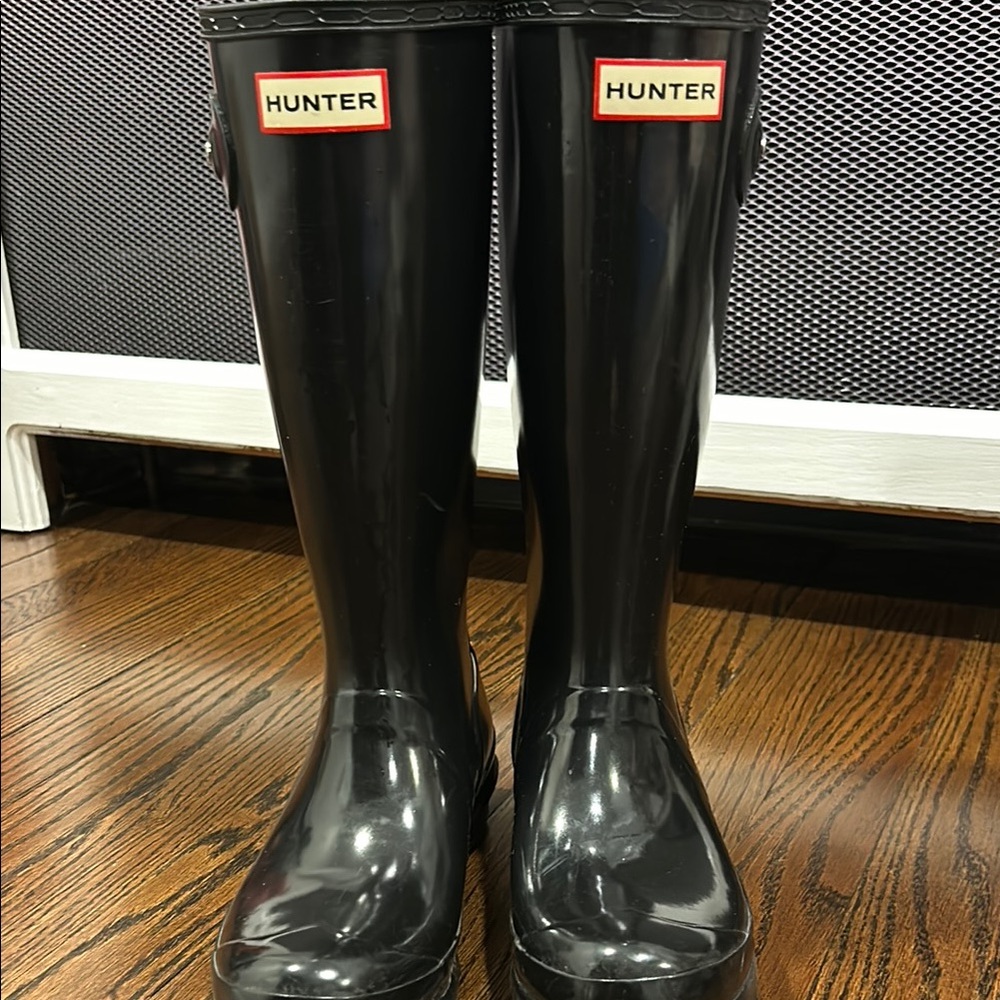 Hunter Black Rain Boots